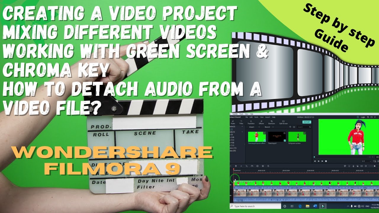 How to create videos in Filmora9 and use Chroma Key?