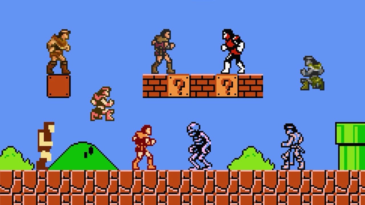 Super Mario Bros. Crossover - All Castlevania Characters & Skins