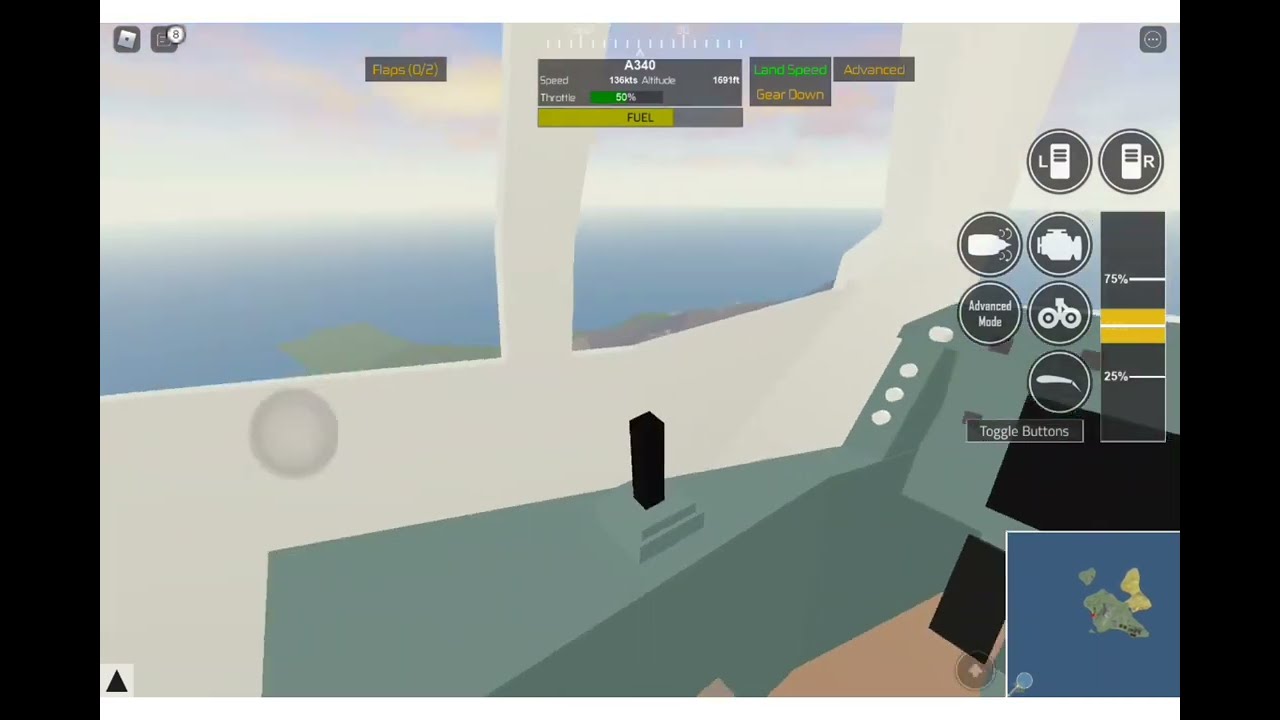 landing at izolart Airport (PTFS) (STALLED TWICE)