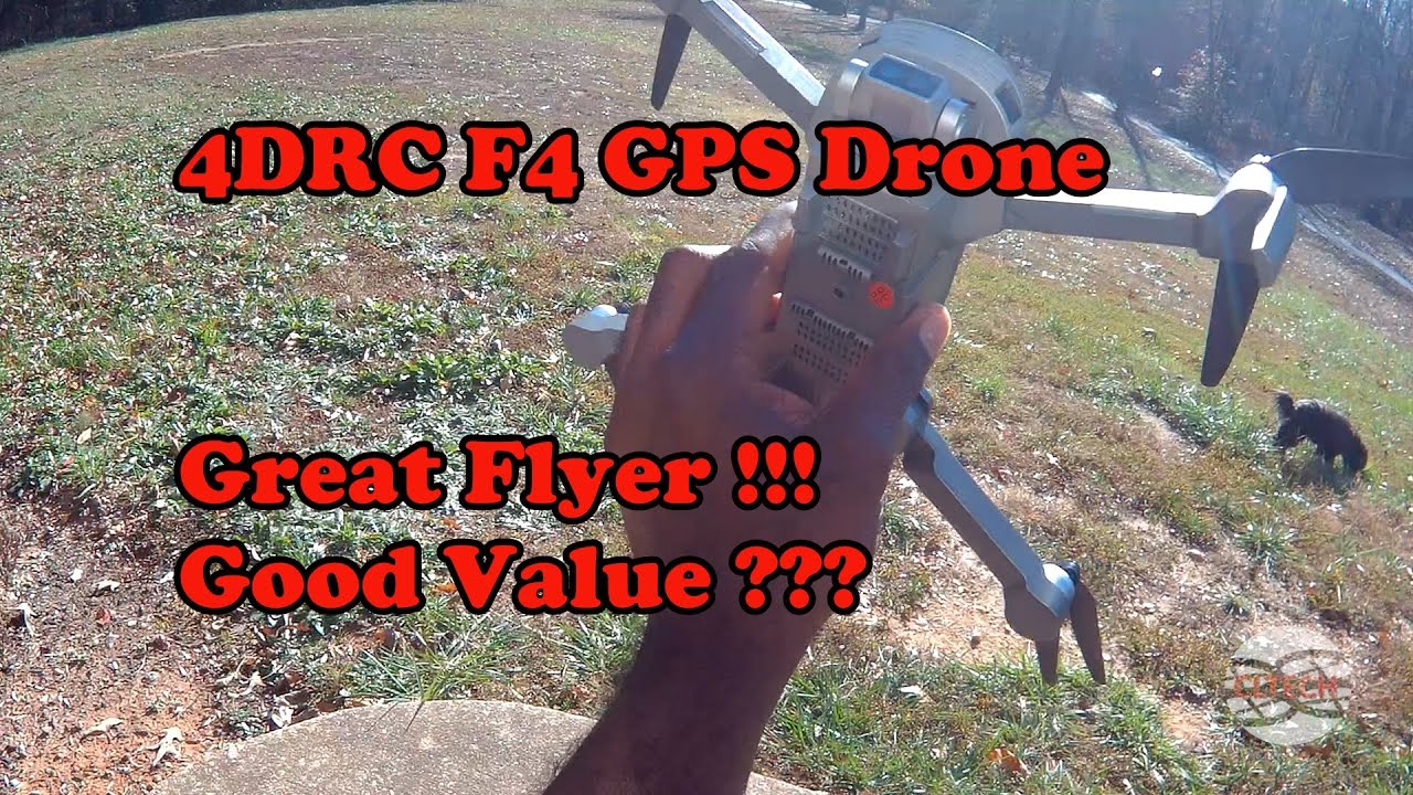 4DRC F4 GPS Drone $125 - Review and Flight Test