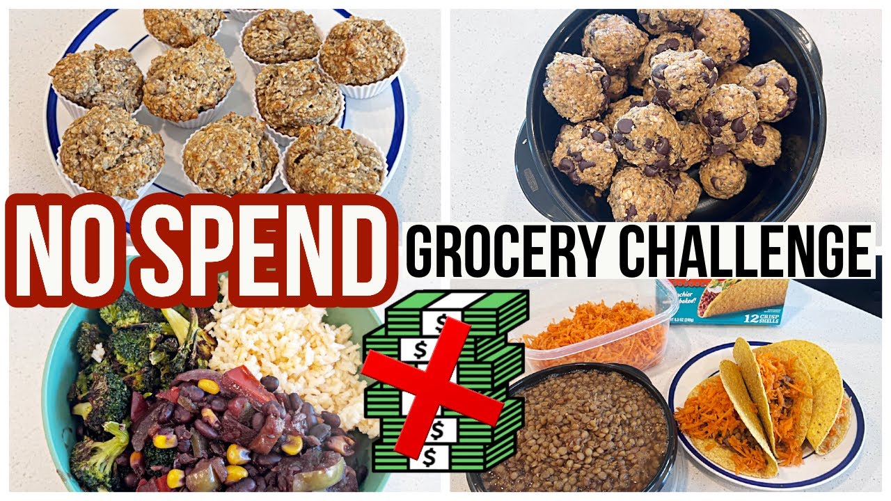 Целую неделю питаюсь, потратив 0 долларов! Готовлю из продуктов из кладовки, чтобы сэкономить! 💸 ...