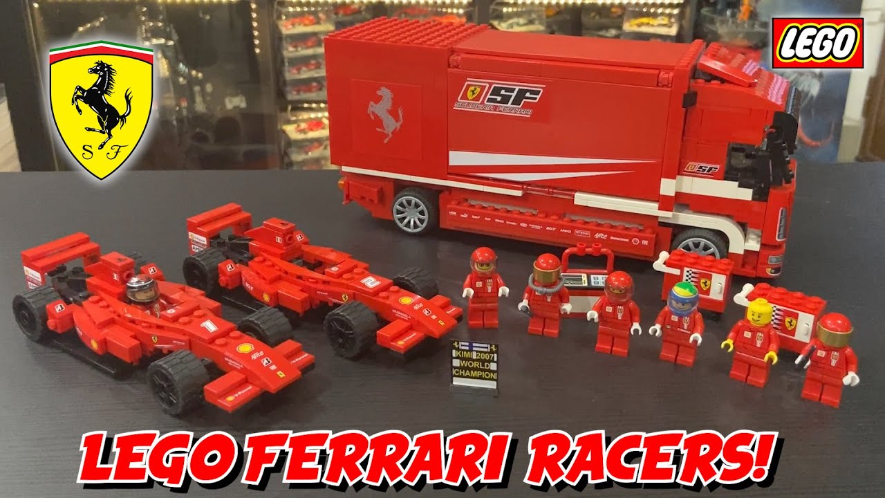 LEGO FERRARI RACERS! FORMULA 1 + TRANSPORTER - 🏁 Set 8168 + 8185