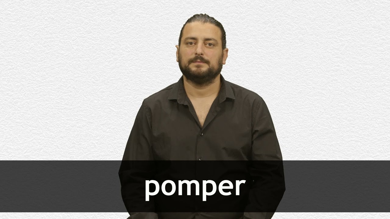 How to pronounce POMPER in French