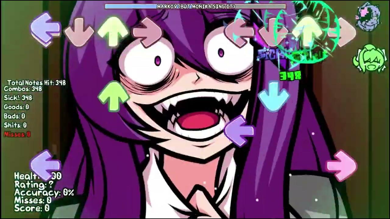 Friday Night Funkin': Markov (UNFAIR) (But Monika Sing It)