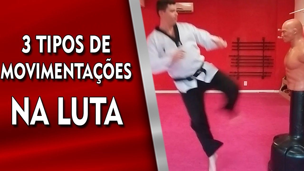 Diferenças entre 3 tipos de movimentações para luta