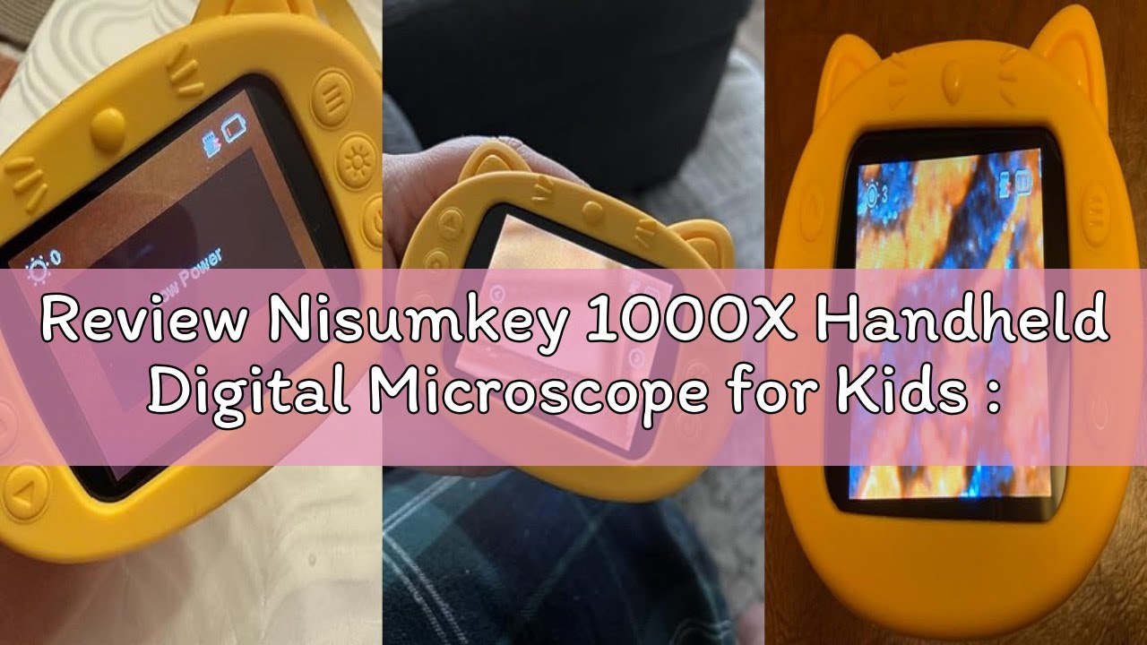 Review Nisumkey 1000X Handheld Digital Microscope for Kids : Wonderquest Microscope with 2.0