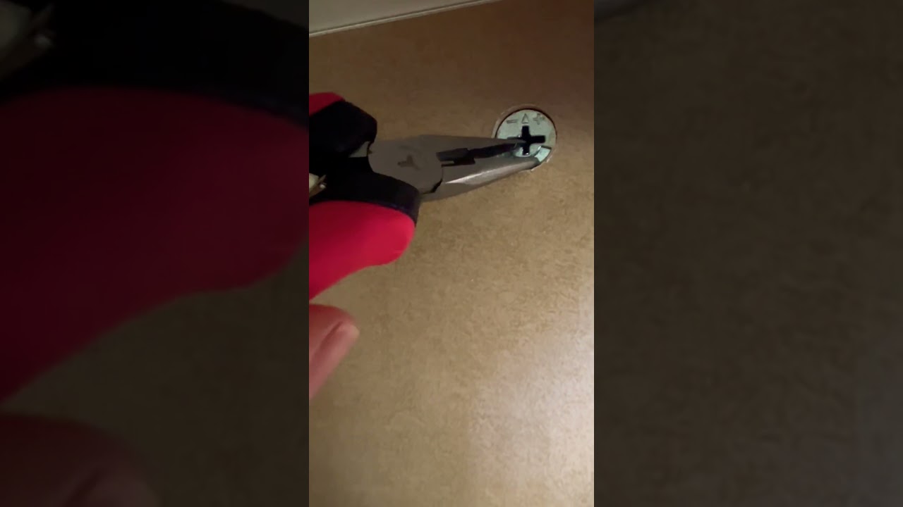 How to remove a cam lock from IKEA furniture