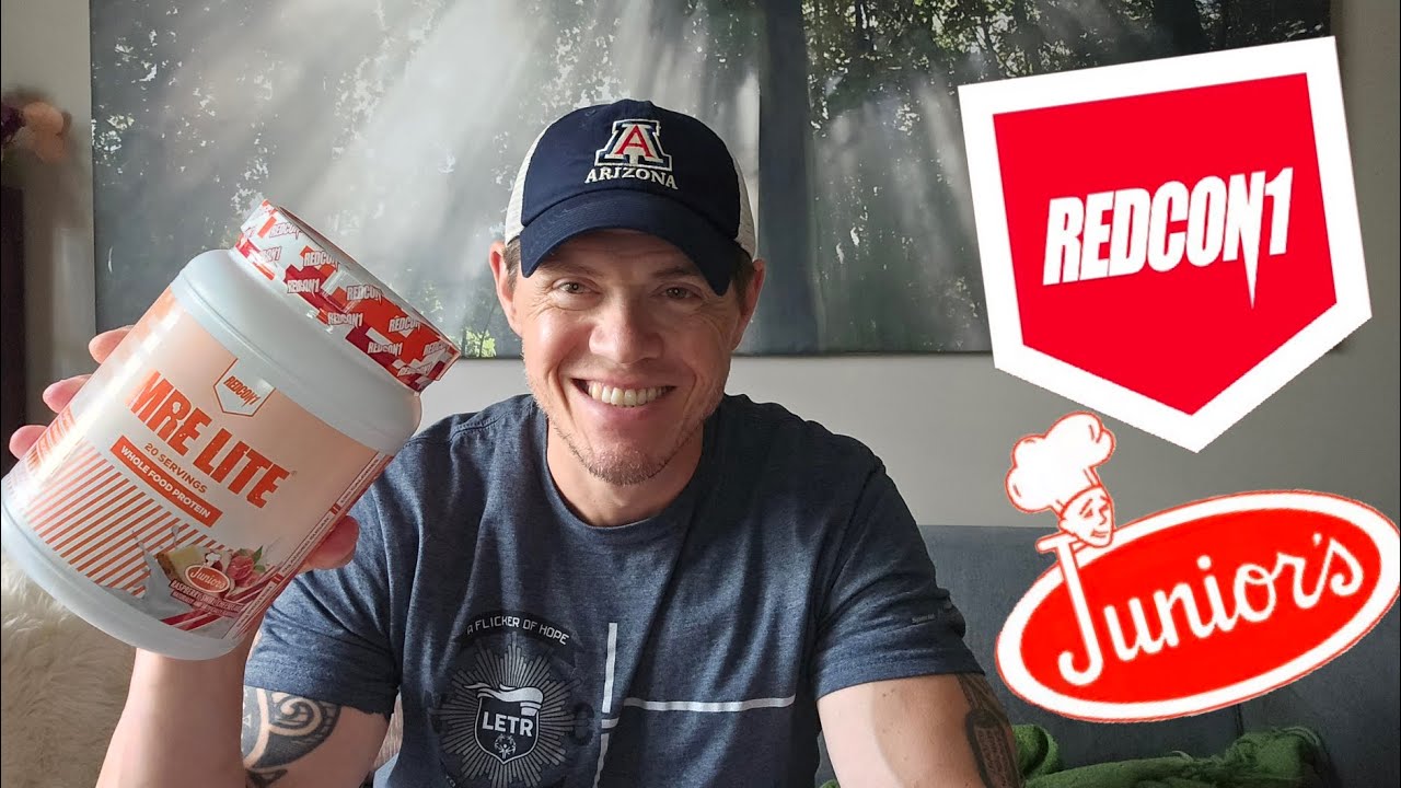 REDCON1 - MRE Lite - Junior's Raspberry Swirl Cheesecake Protein Powder