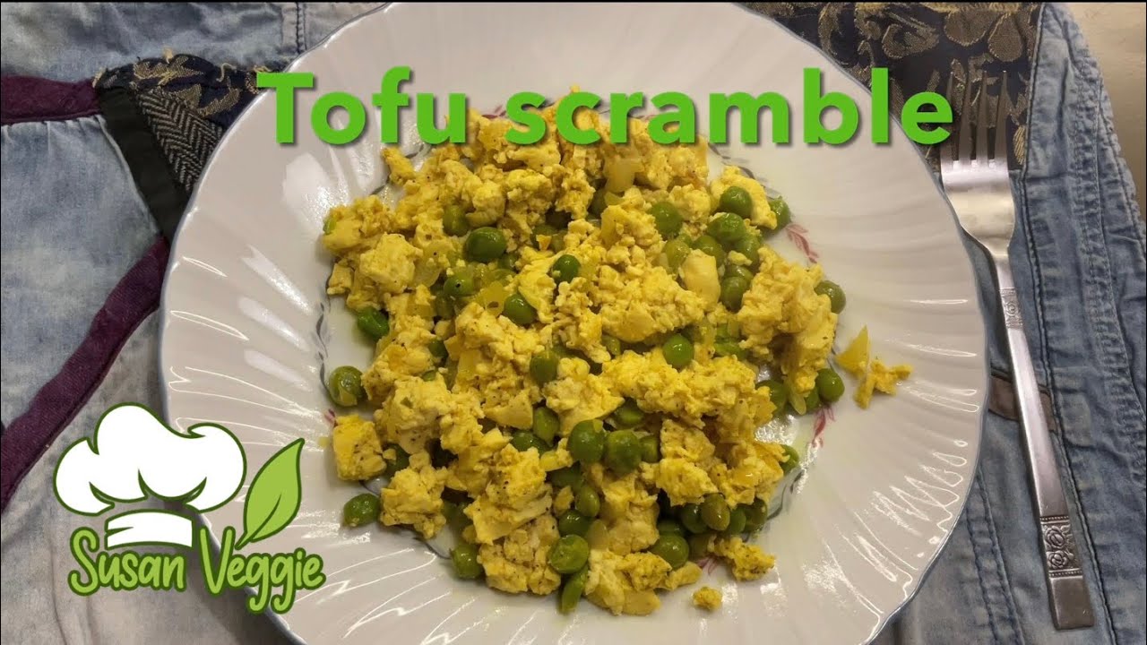 Tofu scramble, revuelto de tofu 