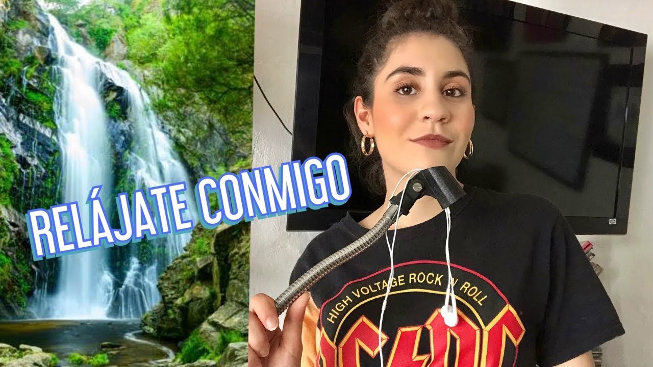 ASMR Sonido de agua y susurros *RELAJANTE*