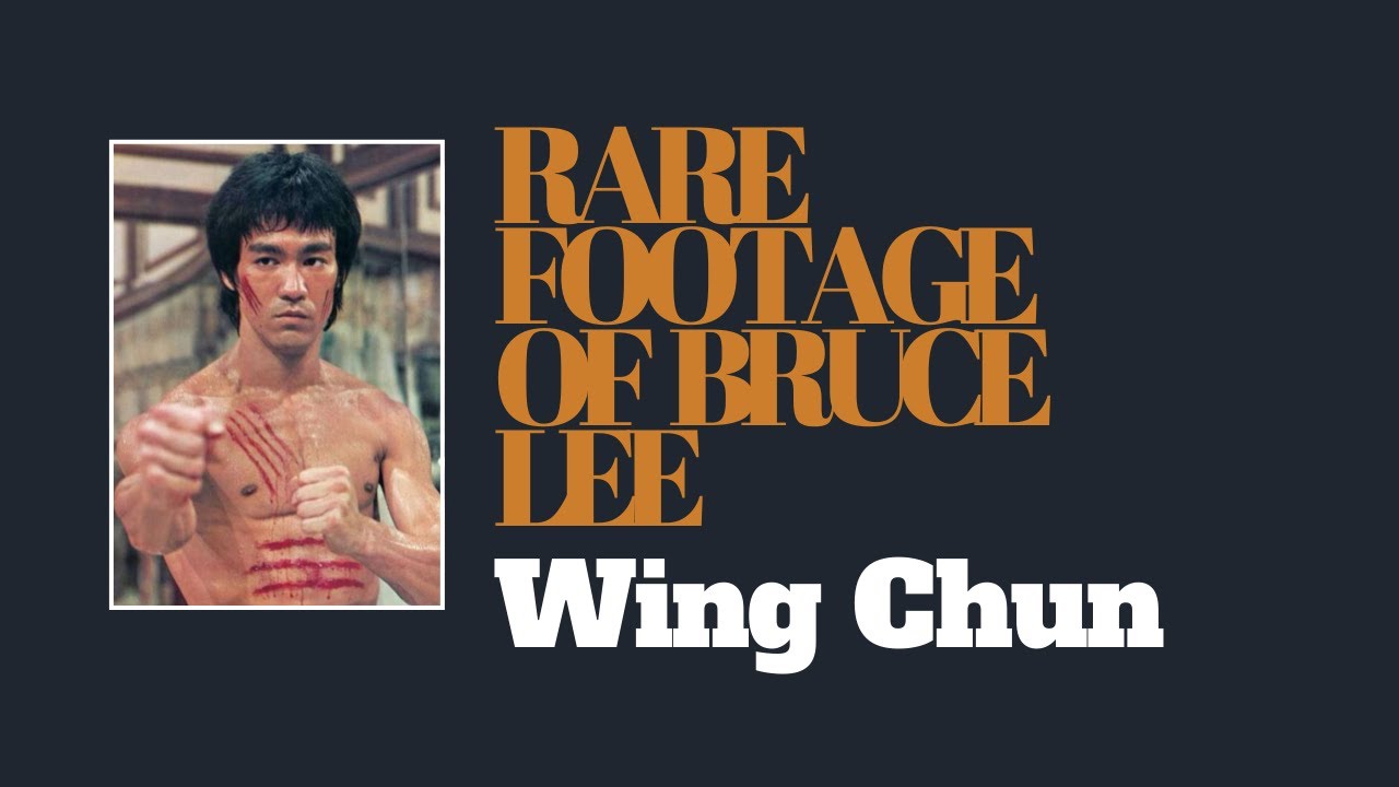 Rare Footage of Bruce Lee Training Wing Chun