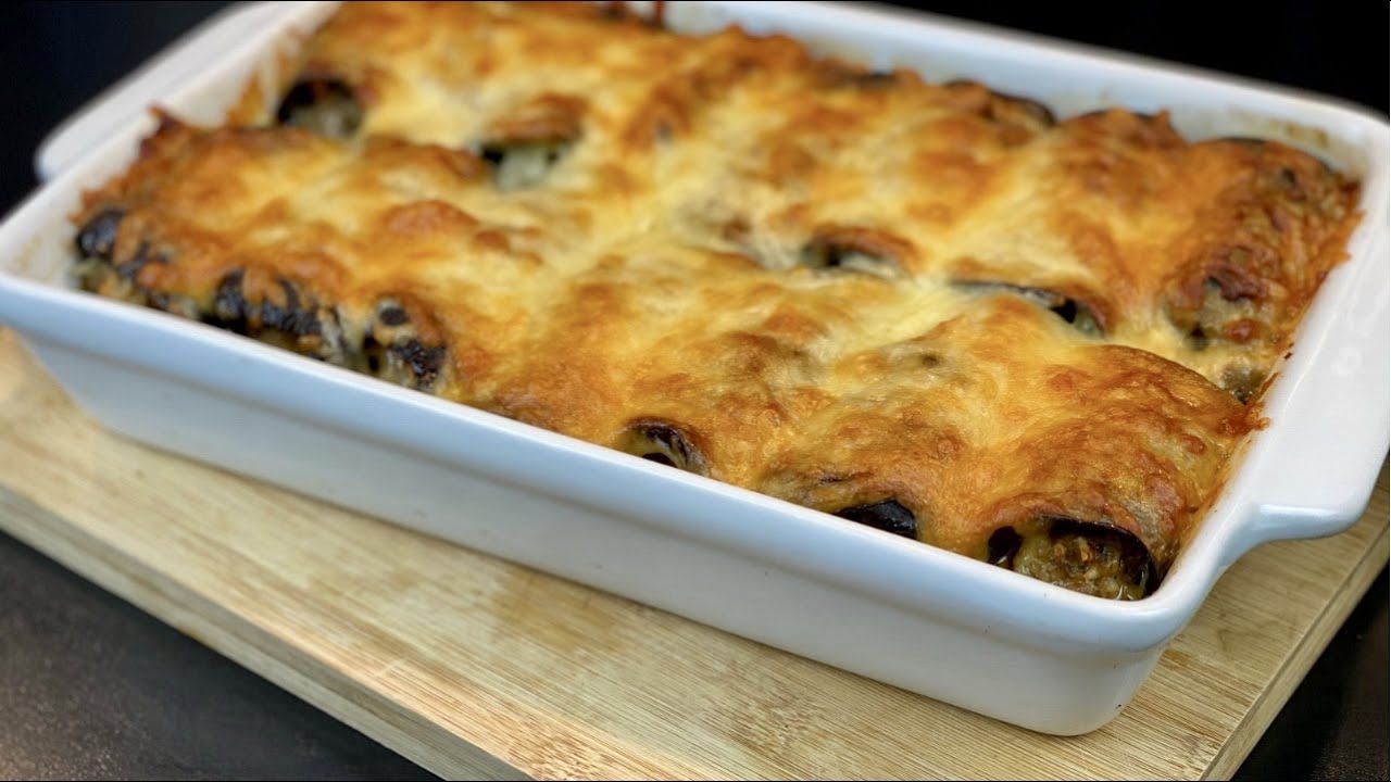 AVEC DEUX AUBERGINES SEULEMENT, RÉALISEZ CETTE DÉLICIEUSE RECETTE !  PLAT COMPLET FACILE ET PAS CHER