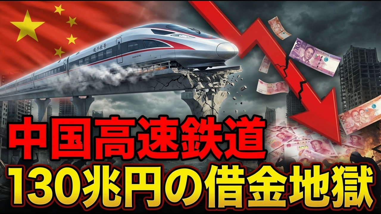 【衝撃】中国高速鉄道94%が大赤字⁉26の