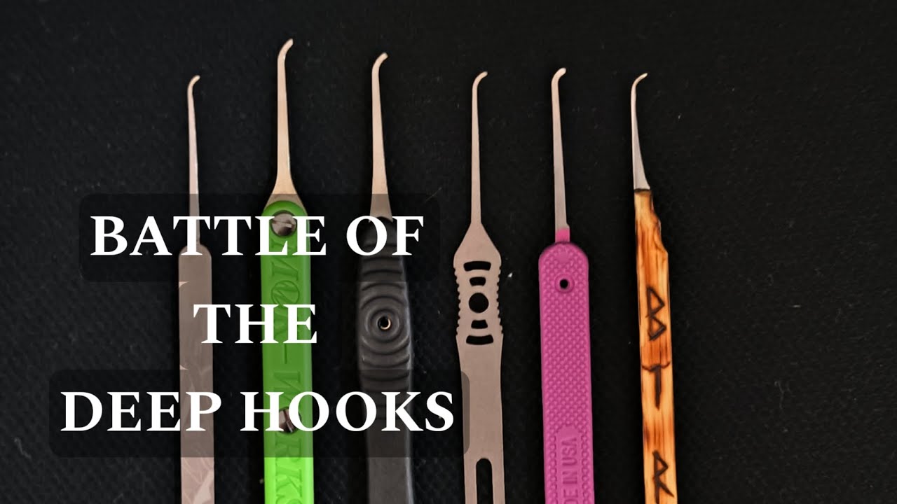 Best lockpick brands compared. Multipick, Moki, Jimylongs, Lawlock, Peterson.