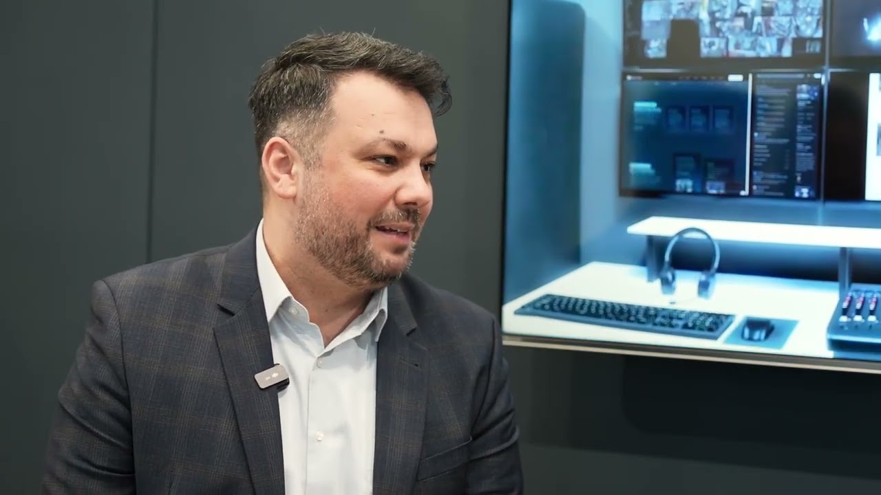 Network Optix' Middle East Regional Manager, Tolga Altun talks to Peter Mawson at Intersec 2026