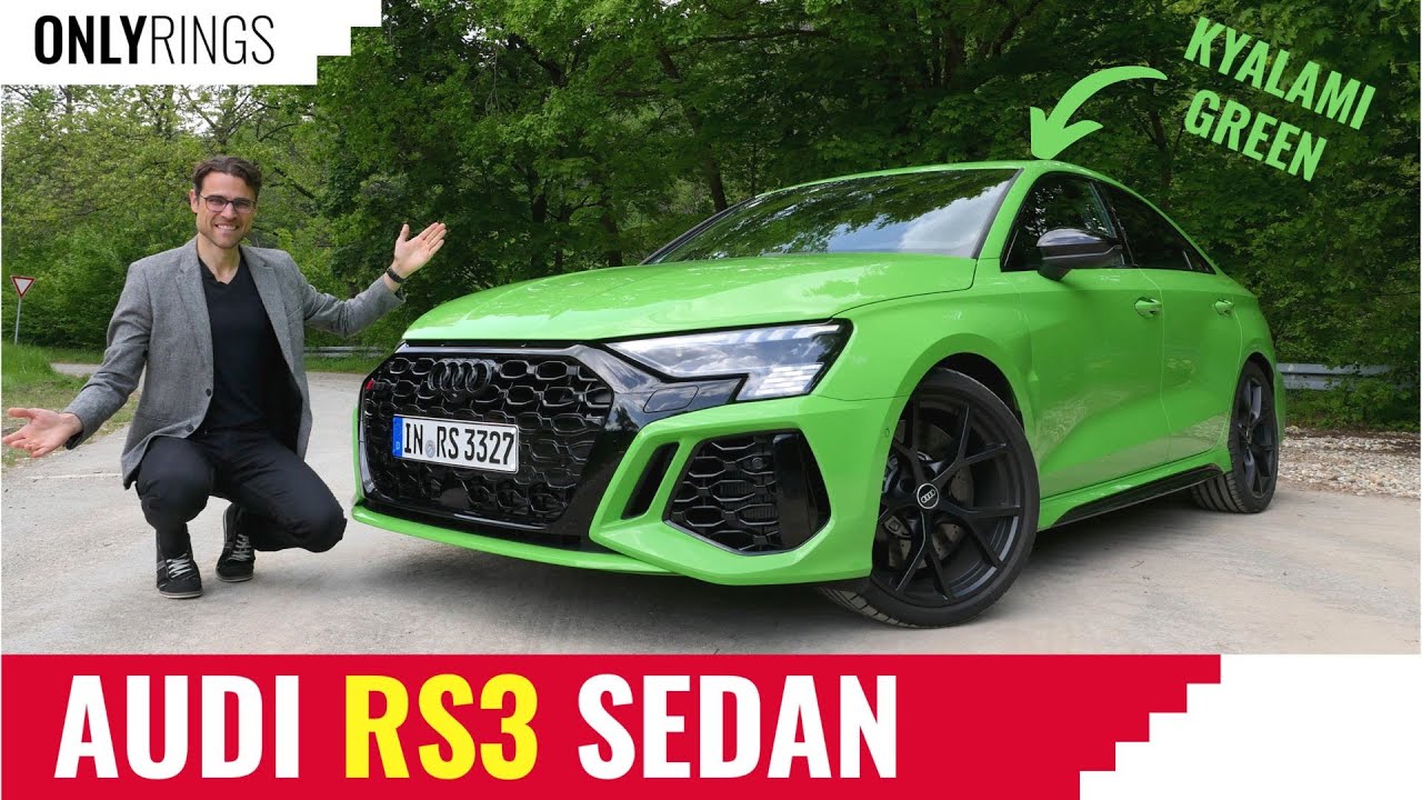 2022 Audi RS3 Sedan - Full Review of the Saloon RS3 with the Kyalami Green Color