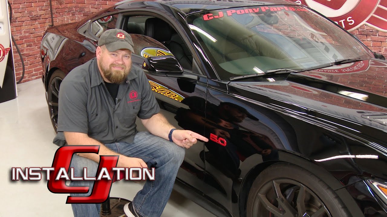2015-2020 Mustang GT Emblem Kit With Front Pony/Rear Pony/5.0 Fender Installation
