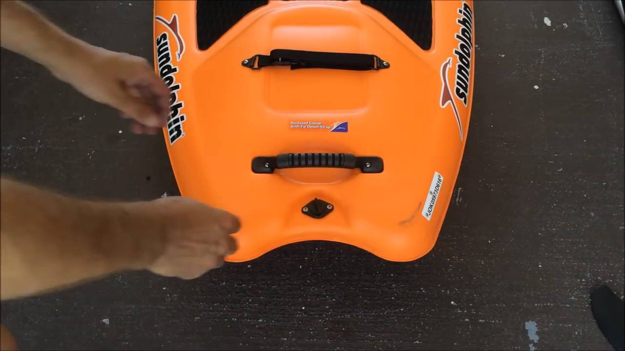 Sun Dolphin Seaquest Paddleboard & Block Surf Rack   YouTube 720p