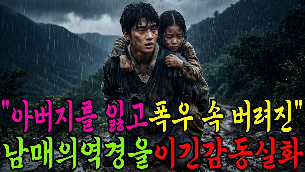 계모에게 내쫓긴 남매, 폭우 속에서 발견한 낡은 책 한 권이 조선 조정을 뒤집었습니다 | 야담|  옛날이야기|  오디오북|  수면동화 | 전설|  민담