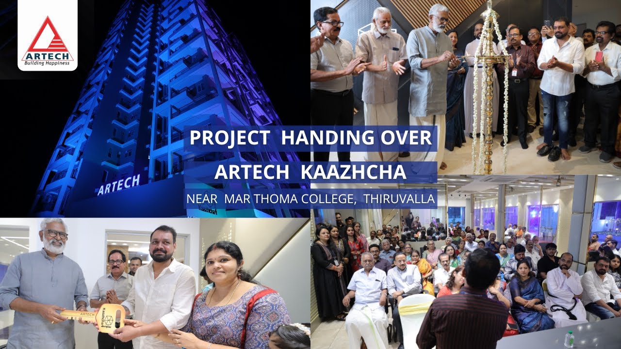Artech Kaazcha Thiruvalla | Key Handover Ceremony | Director Blessy & Homeowners Celebrate Together