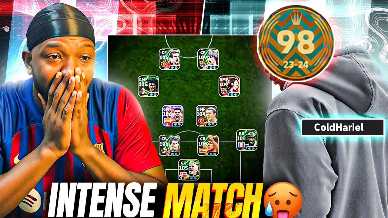 Intense pro match 🆚 Top 98 🤯worldwide with all new players 🥲