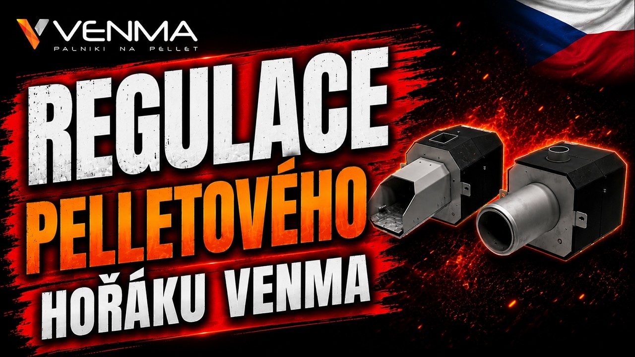 Regulace peletov&eacute;ho hoř&aacute;ku VENMA