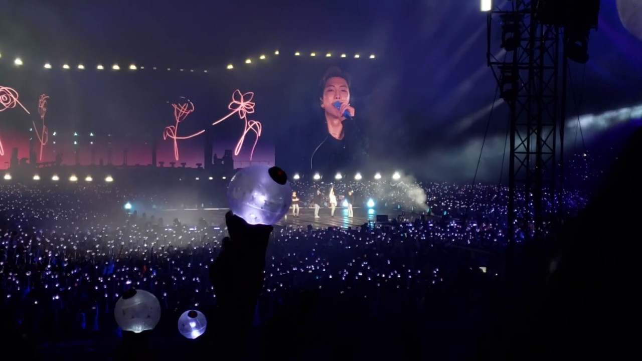 BTS Speak Yourself Tour Day 1 at Rosebowl (OPENING TALK)