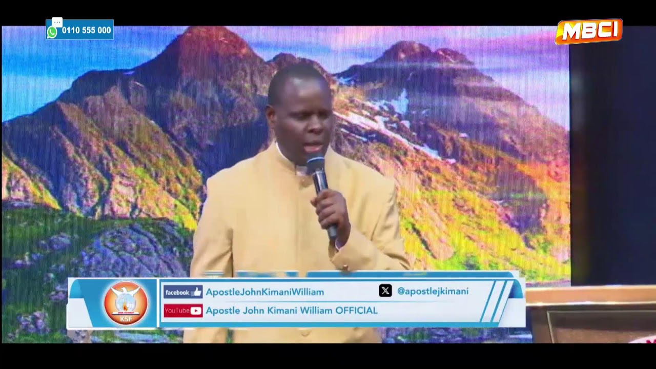 BACKSLIDING IS A SPIRITUAL SICKNESS || APOSTLE JOHN KIMANI WILLIAM
