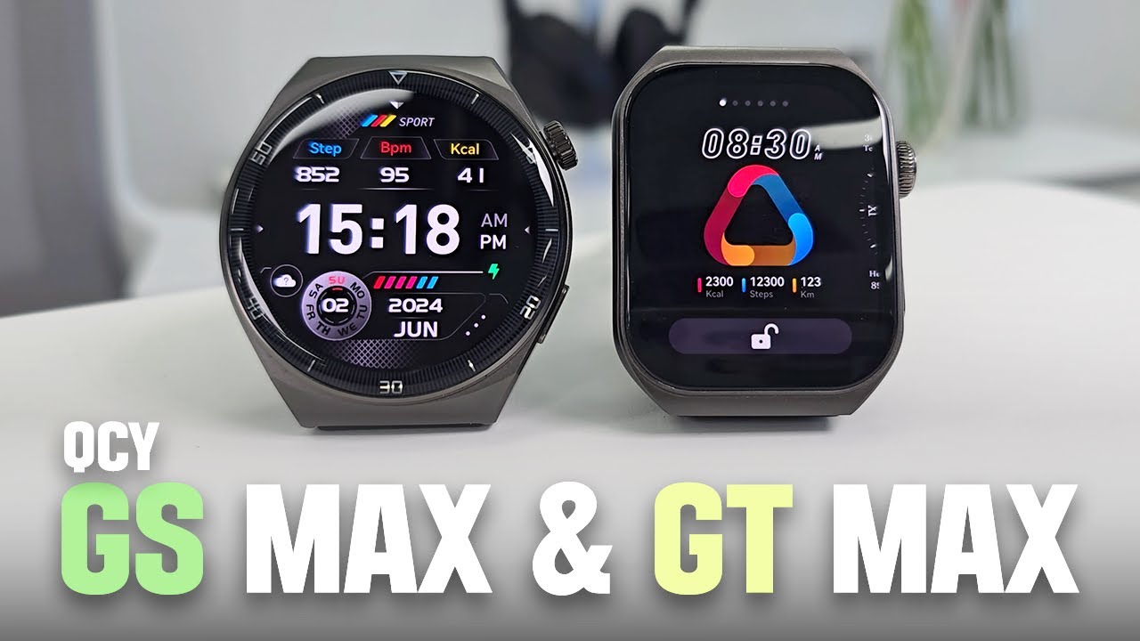 가성비 최강 QCY의 AOD까지 지원하는 새로운 3만원대 GT&GS MAX 스마트워치 2종 리뷰! 역시 또 가성비였습니다 / QCY GT&GS MAX Smartwatch
