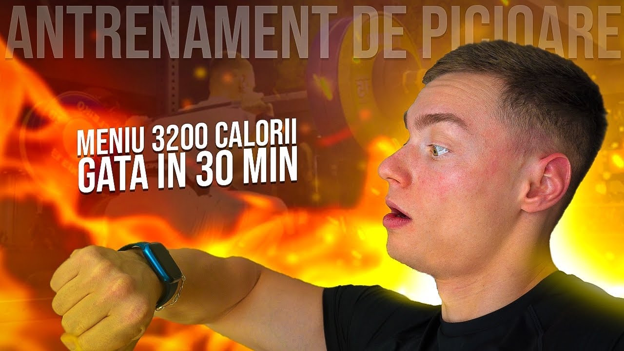 MENIU PENTRU MASA MUSCULARA GATA IN 30MIN & ANTRENAMENT EXPLICAT
