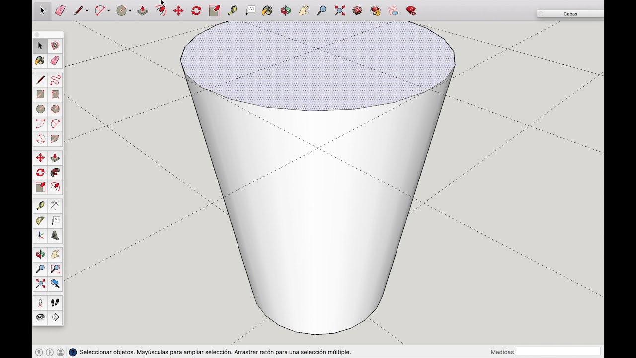 Diseñar un Colector Ciclonico en SketchUp