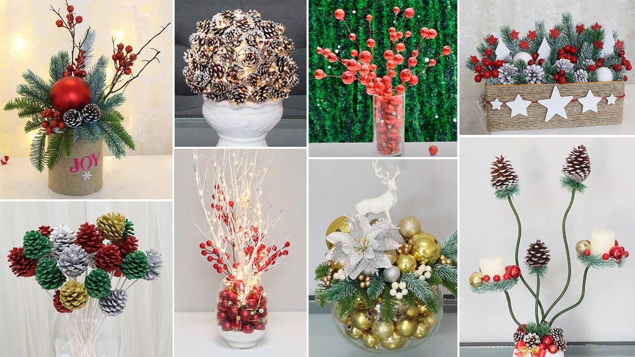 10 Different Christmas Centerpiece Design For Table Decorations Ideas