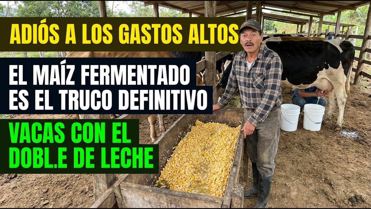 Adiós a los gastos altos_ El maíz fermentado es el truco definitivo hace que tus vacas den el doble