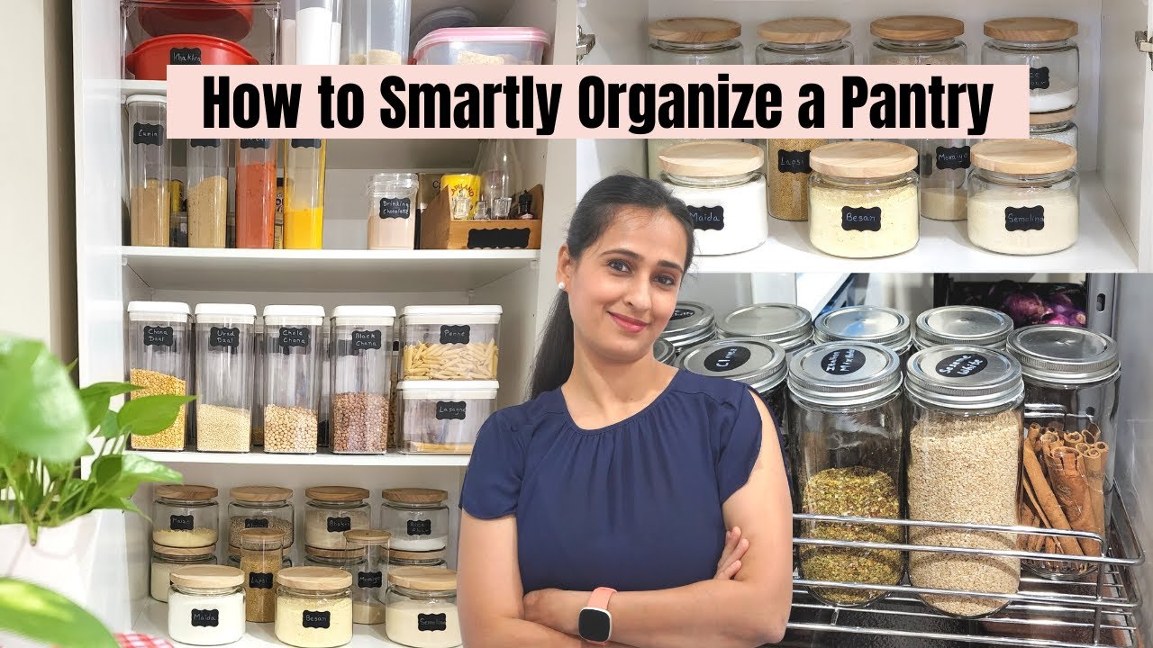 How to Smartly Organize your Kitchen Pantry | TIPS & TRICKS for Indian Pantry Organization!