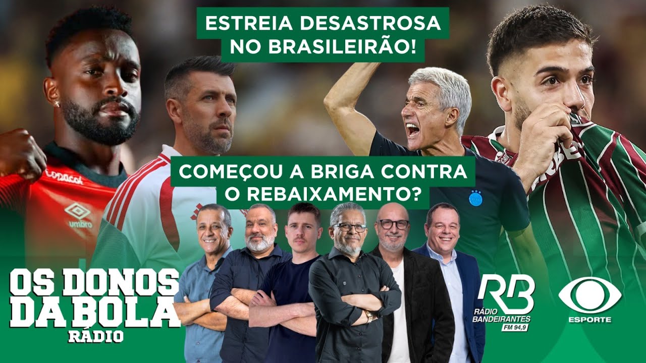 ESTREIA DESASTROSA DA DUPLA GRE-NAL | COMEÇOU A LUTA CONTRA O Z4? | Os Donos da Bola Rádio(29/01/26)