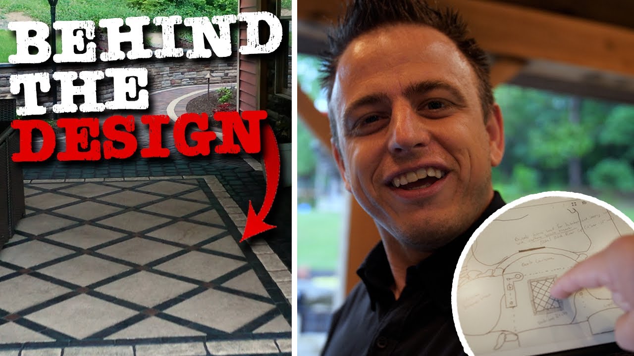 From Paper To Reality - Behind The Paver Design | Part 4 of Weston's DREAM Outdoor Living Space