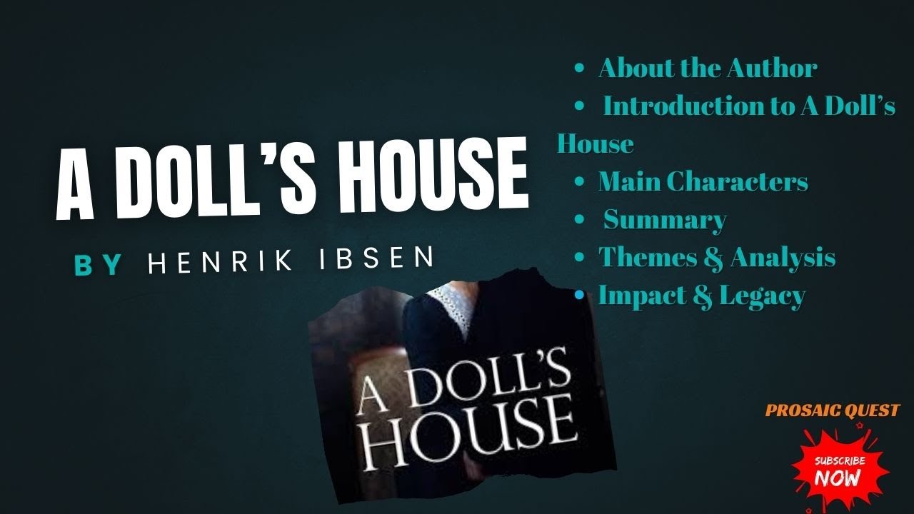 A Doll House by Henrik Ibsen | summary | analysis in z.