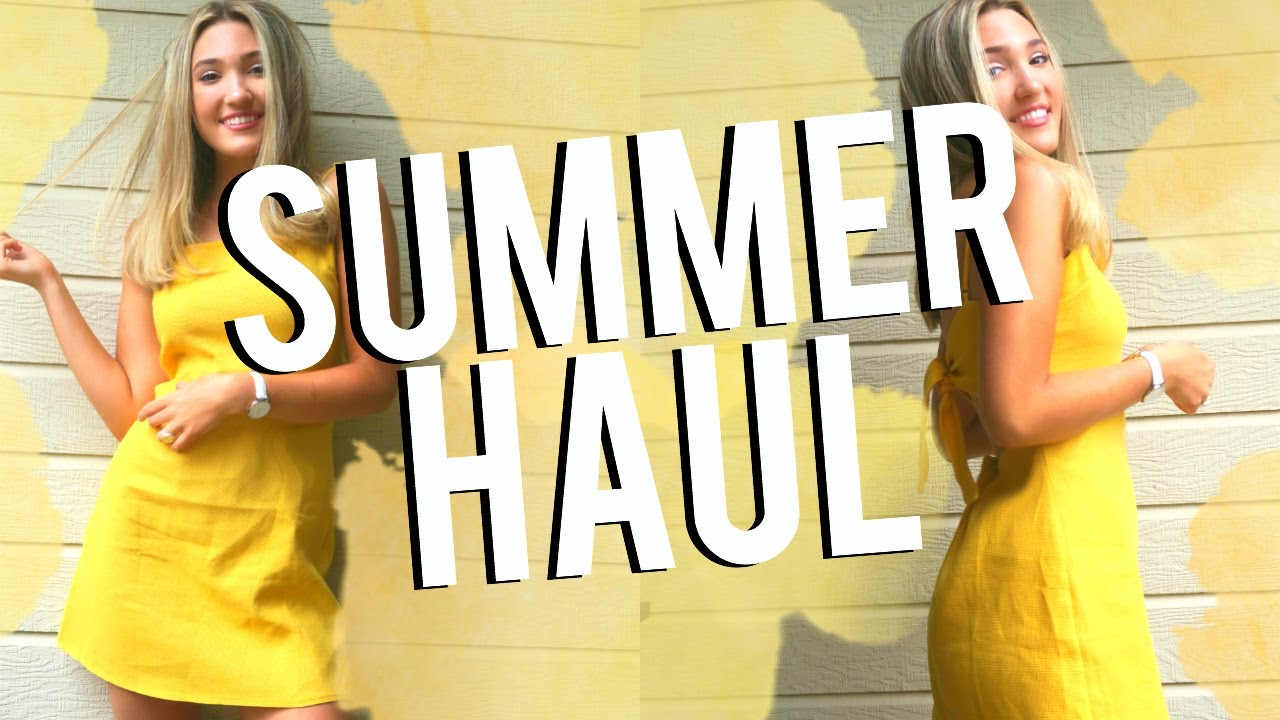HUGE SUMMER TRY ON CLOTHING HAUL 2017! Michelle Reed