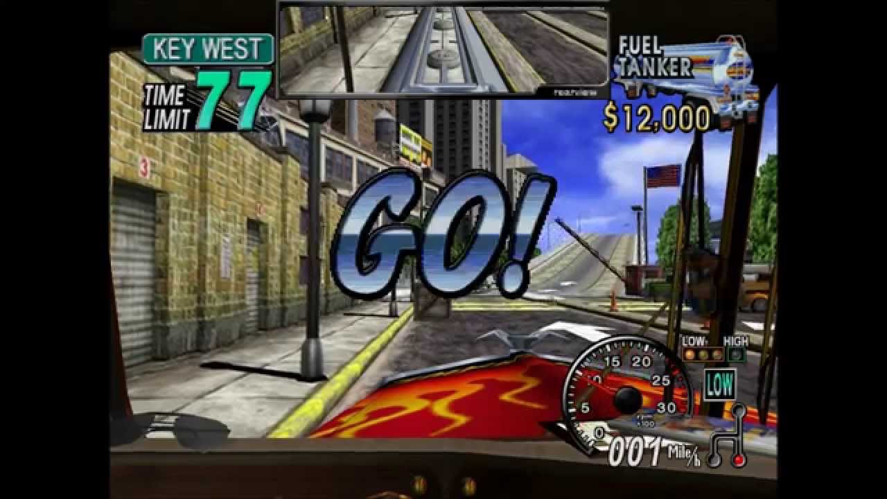 18 Wheeler American Pro Trucker Sega Dreamcast 60FPS
