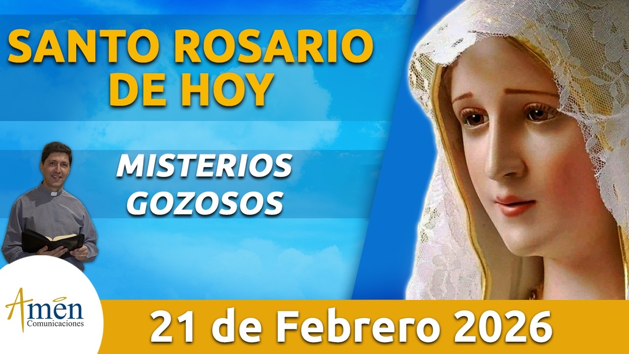 Santo Rosario de Hoy Sábado 21 Febrero de 2026 l Padre Carlos Yepes l Católica l Rosario l Amén