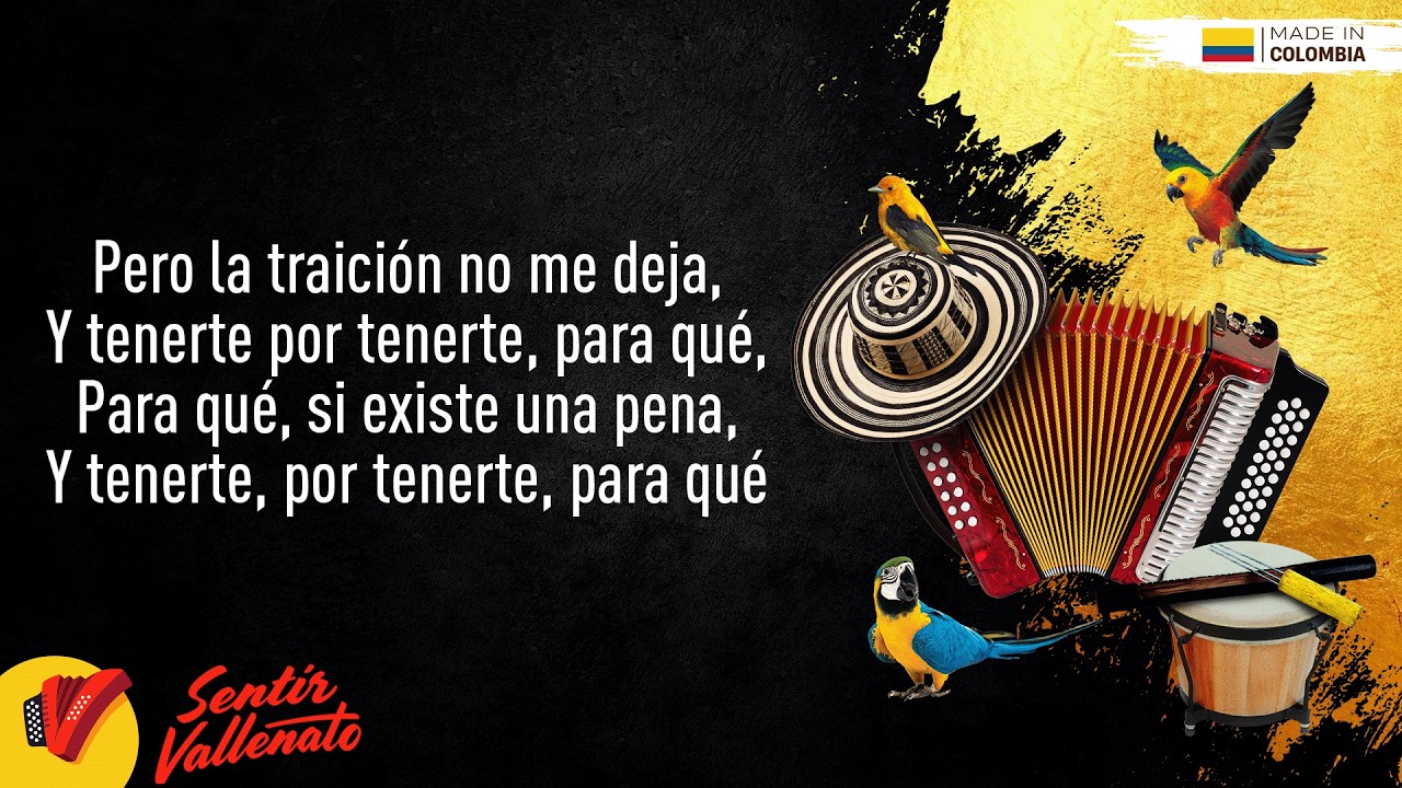 A Pesar De Todo, La Combinación Vallenata, Vídeo Letra - Sentir Vallenato
