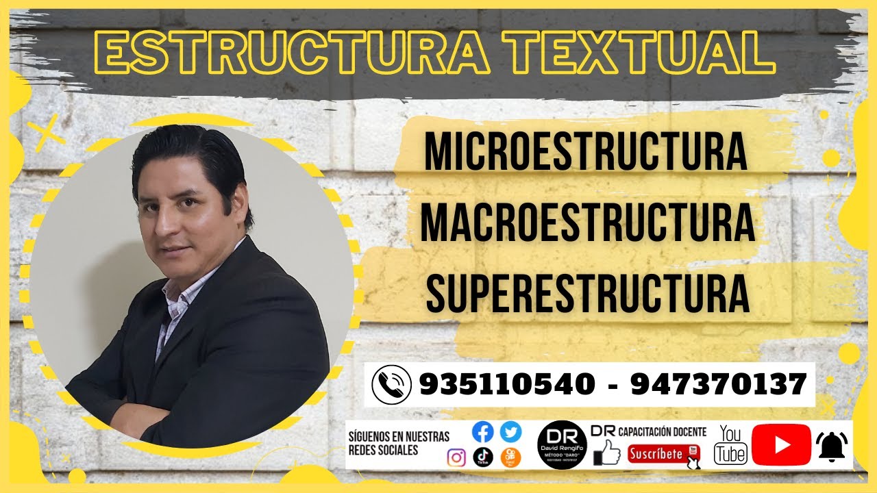 ESTRUCTURA TEXTUAL | MICROESTRUCTURA, MACROESTRUCTURA Y SUPERESTRUCTURA DEL TEXTO | En 5 minutos