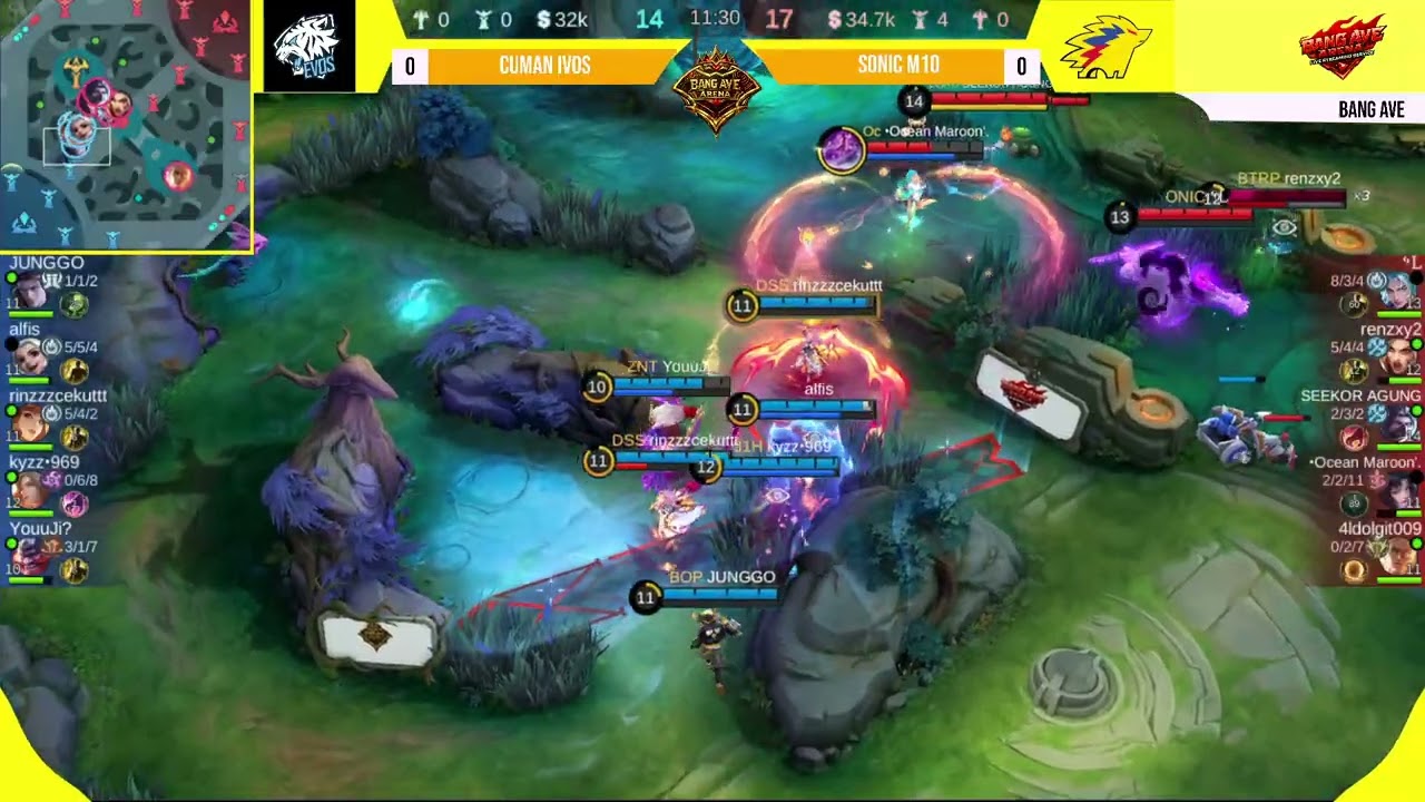 ROOM TOURNAMENT FREE CASTER BANG AVE TIKTOK | MATCH 1 CUMAN IVOS VS SONIC M10