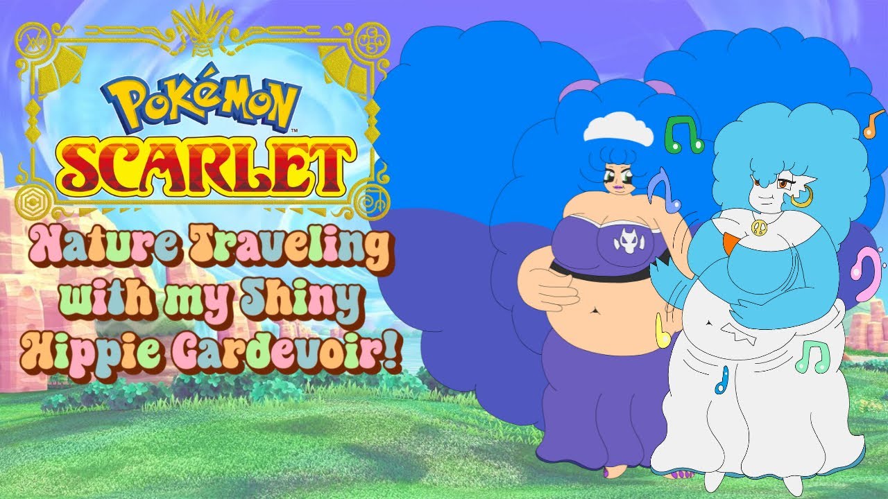 Pokémon Scarlet - Traveling with my Plus-Size Shiny Hippievoir
