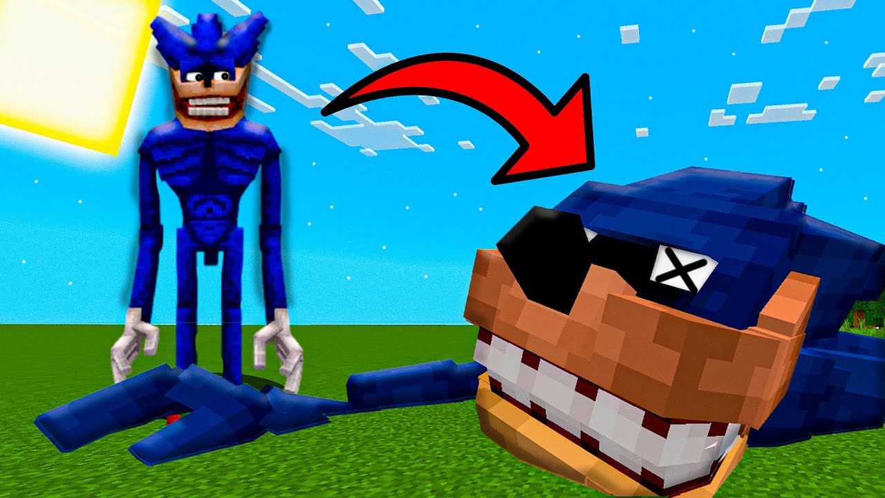New SHIN SONIC VS Old Shin Sonic Tapes ALL PHASES IN MINECRAFT PE😨