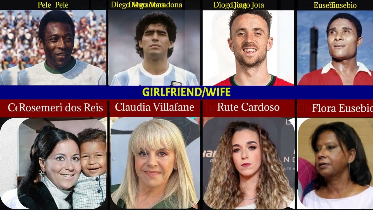 Pelé vs Diogo Jota vs Maradona vs Eusébio 🐐⚽ | Legends & Modern Star Compared
