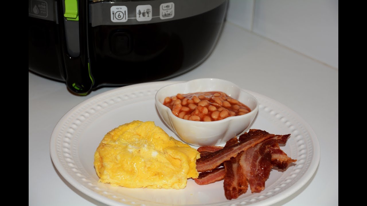 Tefal Actifry 2 in 1 Scrambled Eggs and Bacon Simple Breakfast