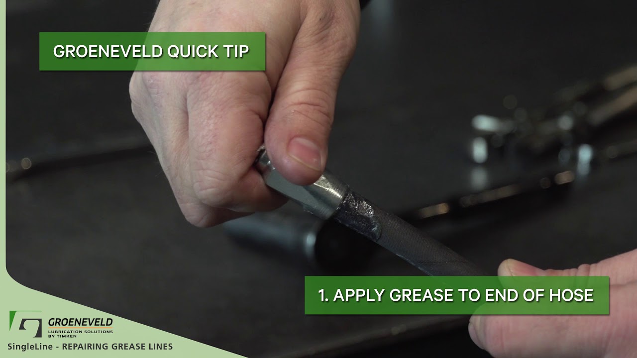 Groeneveld SingleLine - Repairing grease lines