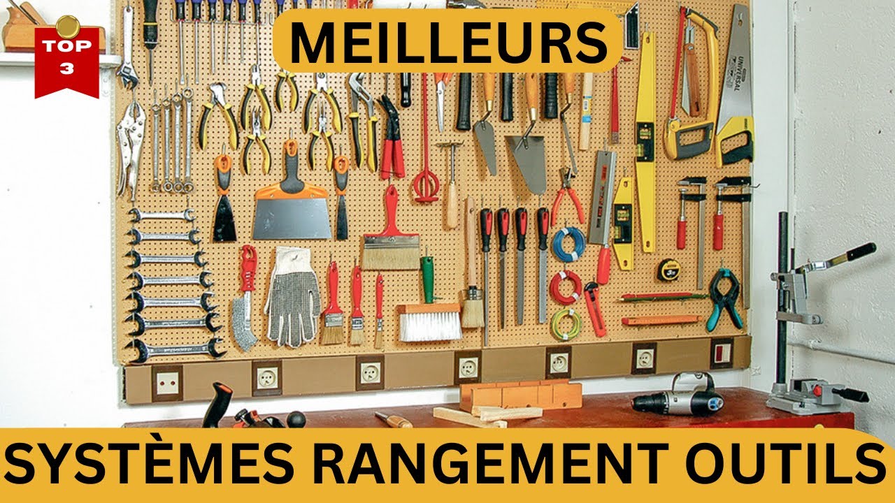 Syst&egrave;me&nbsp;de rangement outils mural&nbsp;pour atelier : Le Top 03