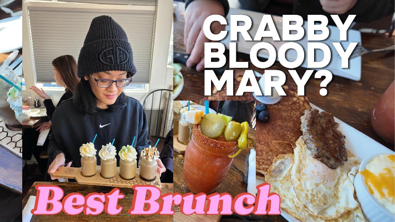 🦀 Latte Flights & a Crabby Bloody Mary?! | BEST Brunch in Virginia Beach - The Bee & The Biscuit 🍳